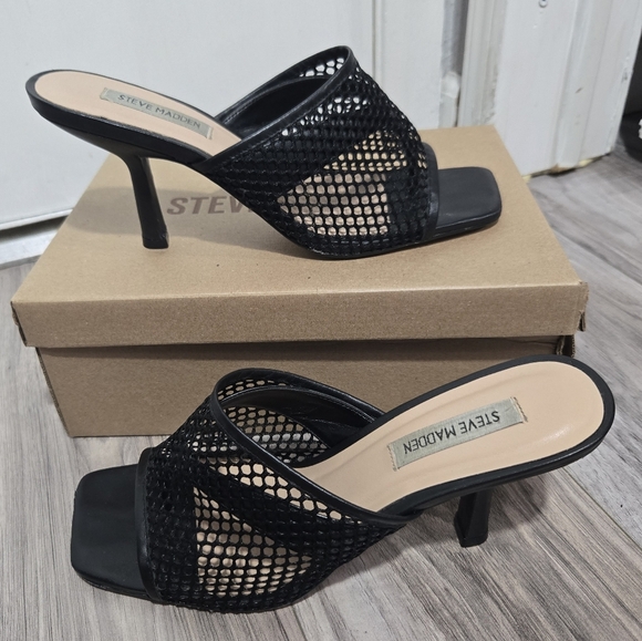 Steve Madden Women's View Mesh Slide Sandals Sz 9.5 In Box - Picture 3 of 12